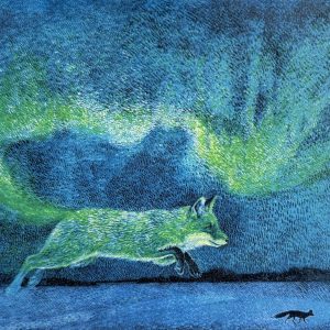 Yehorova, Kateryna: Follow me (2025), serigrafia